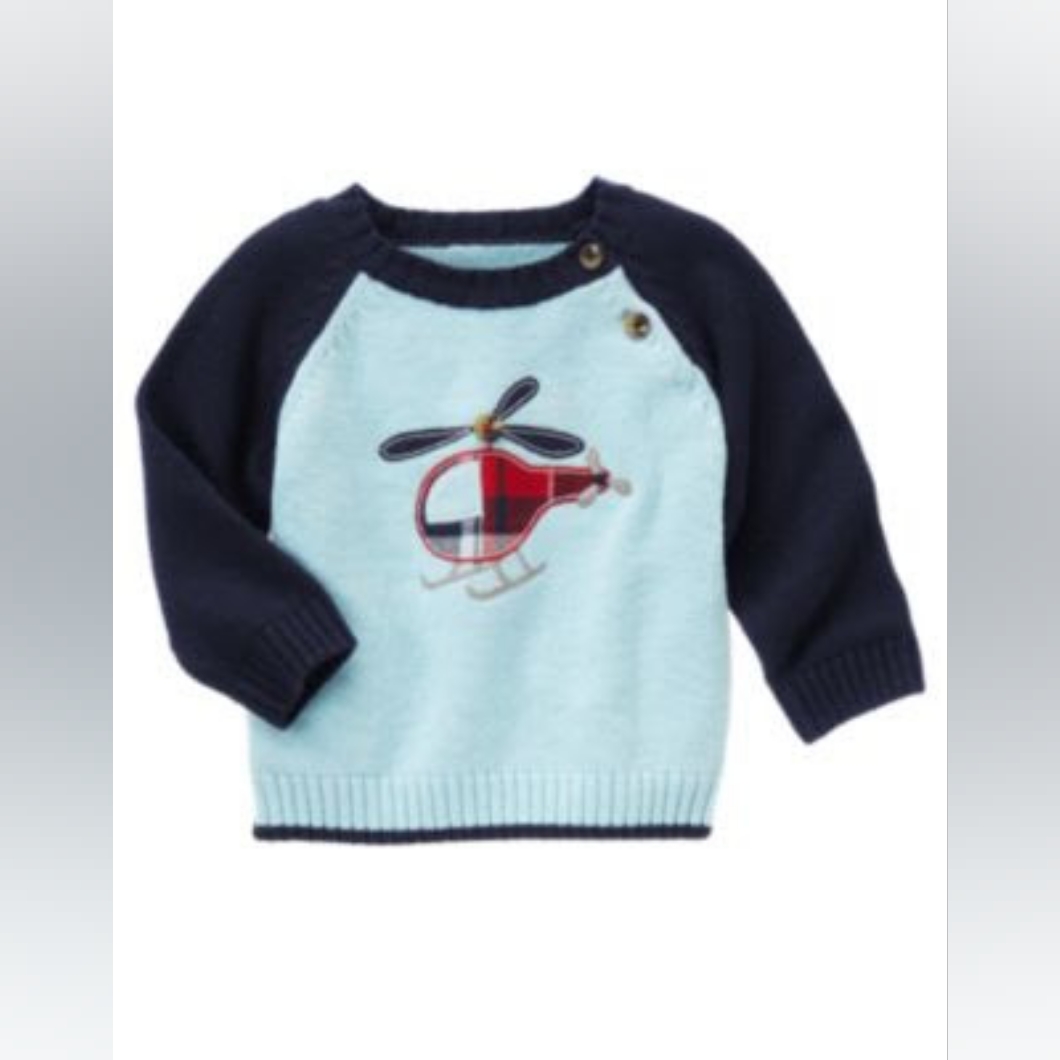 Gymboree Helicopter Sweater And Jeans